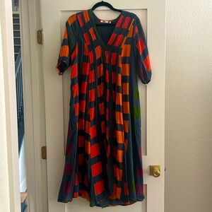 Flowy patchwork dress
